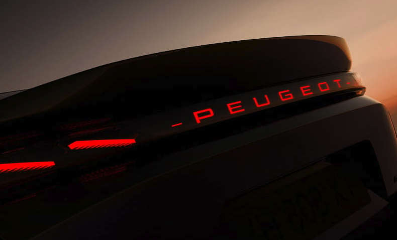 푸조 408 부분 변경모델 공개 새로운 디자인 적용