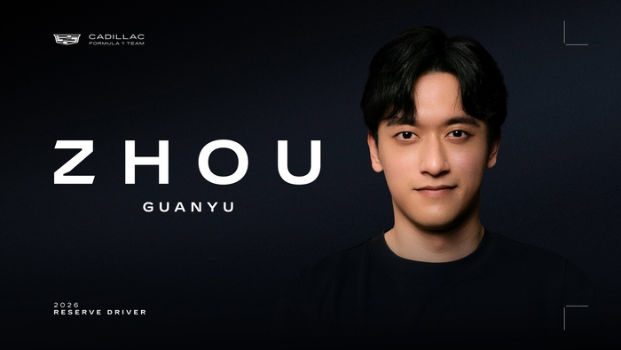 캐딜락 F1 팀 리저브 드라이버 ‘저우 관위’. 사진 | 제너럴모터스