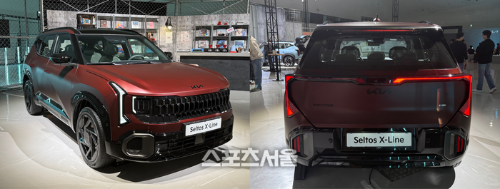 1.6 가솔린 터보 X-Line 마그마 매트 레드. 사진 | 조선경 기자eternal@sportsseoul.com