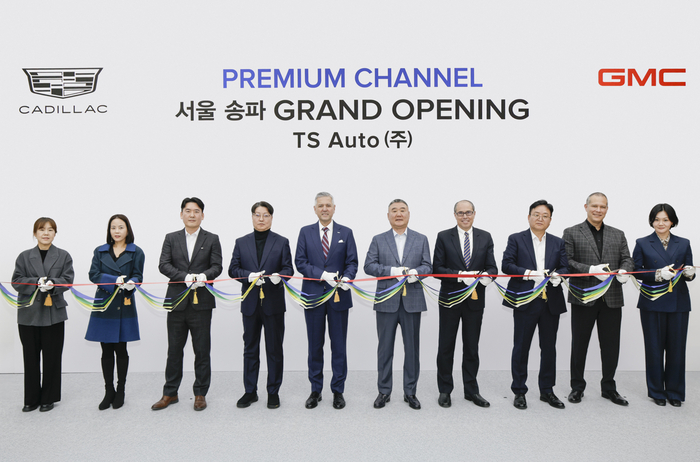 송파 전시장 오픈 기념식. 사진 | 캐딜락&GMC