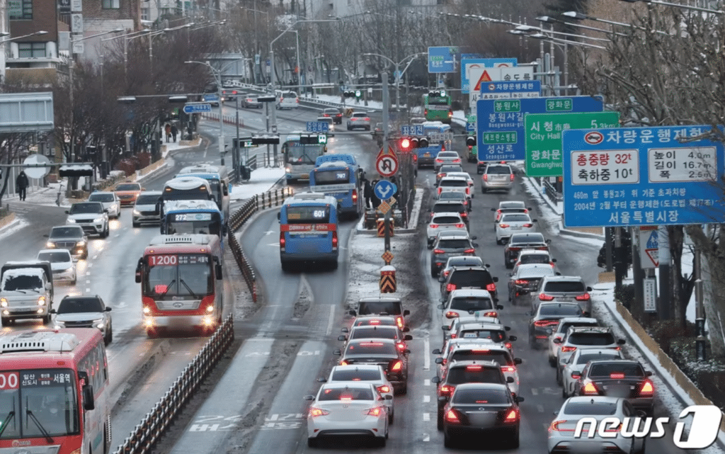겨울철 외투 충돌 테스트