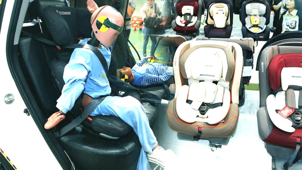 겨울철 외투 충돌 테스트