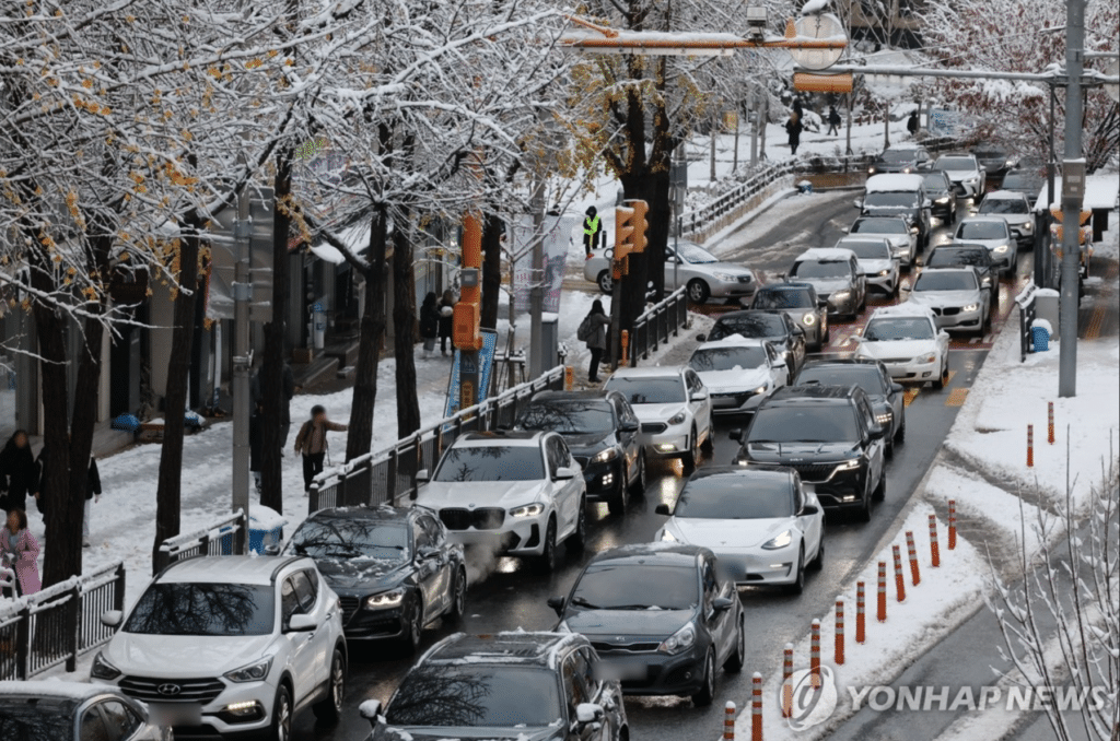 겨울철 외투 충돌 테스트