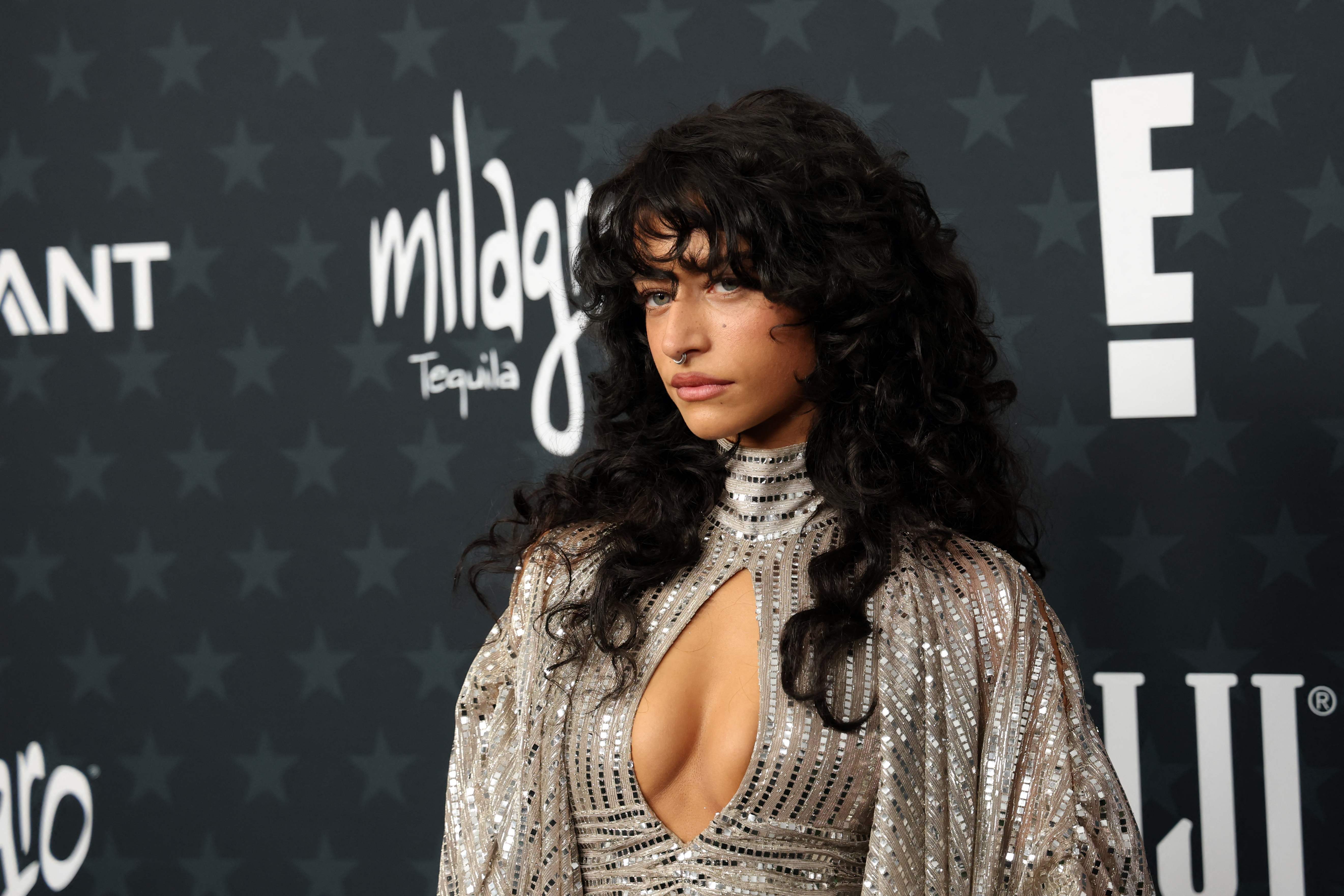 US actress Odessa A'zion attends the 31st Annual Critics Choice Awards at Barker Hangar in Santa Monica, California, on January 4, 2026. (Photo by Michael Tran / AFP)