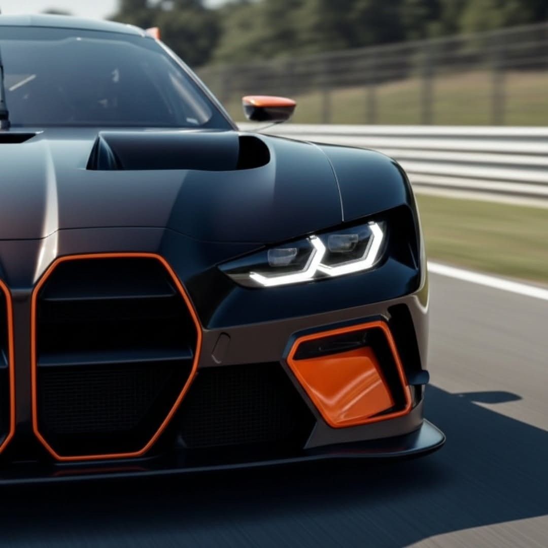 BMW M1 virtual rendering