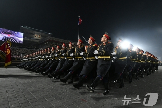 North Korea held a military parade at Kim Il-sung Square in Pyongyang on Wednesday to commemorate the closing of the 9th Workers\' Party Congress. In his speech, Kim Jong Un, General Secretary of the Workers\' Party, emphasized that the armed forces are prepared for any situation and will immediately launch a merciless retaliatory strike against any military hostile act by any force / Rodong Sinmun