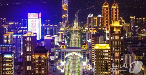 Night view of a street in Pyongyang, North Korea (Not related to the article) / Rodong Sinmun