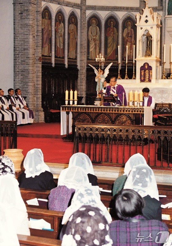 Photo of the Mass for Peace and Reconciliation between North and South Korea / Provided by the Catholic Archdiocese of Seoul