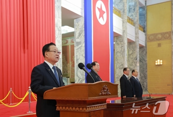 Choe Ryong-hae, Chairman of the Standing Committee of the Supreme People\'s Assembly of North Korea / Rodong Sinmun