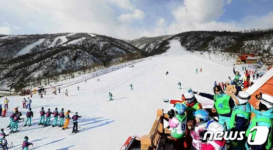 A view of Masikryong Ski Resort as reported in North Korea\'s Rodong Sinmun / Rodong Sinmun