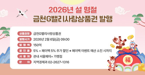 상품권 발행 홍보 이미지