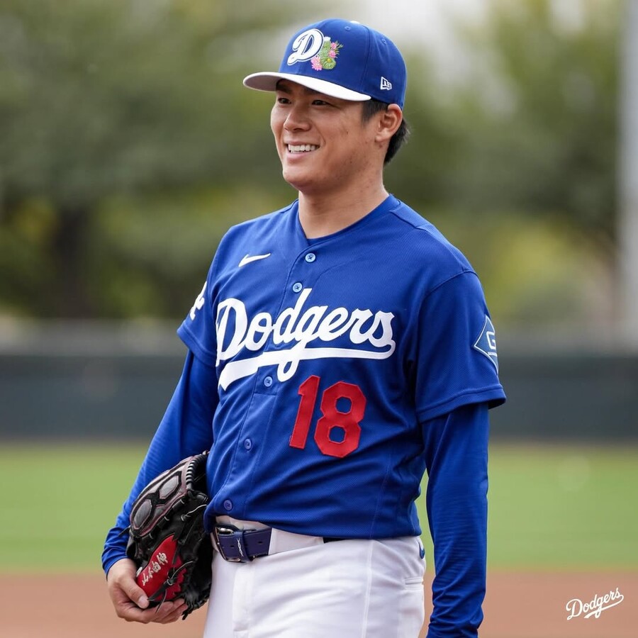 引用：ロサンゼルス・ドジャース SNS