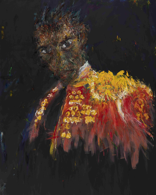 박신양, 「투우사 3」(2022년, oil on canvas, 227.3×162.1cm)