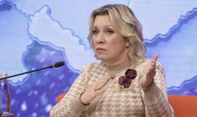 0223 마리야 자하로바 러시아 외무부 대변인 타스 연합뉴스 자료화면