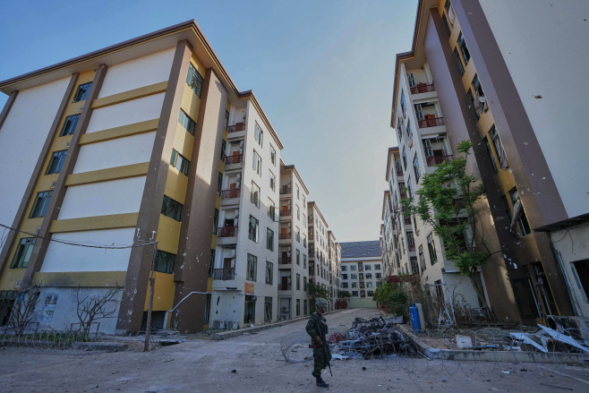 Cambodia Scam Compounds <YONHAP NO-3848> (AP)