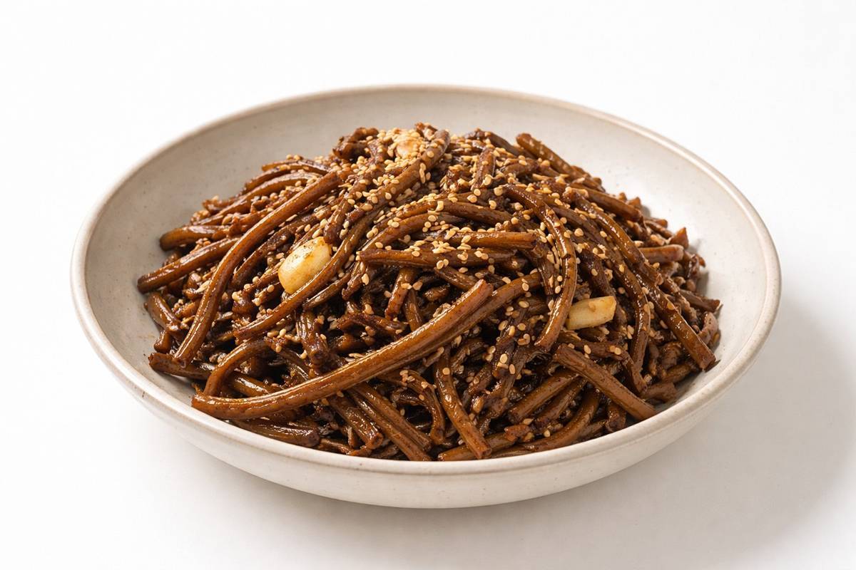 &nbsp;   Image: AI-generated close-up of perfectly prepared fernbrake dish