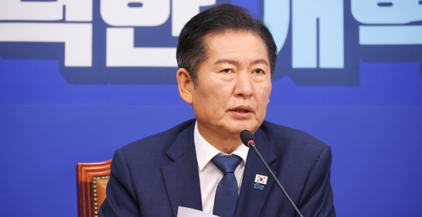 정청래 더불어민주당 대표. ⓒ연합뉴스