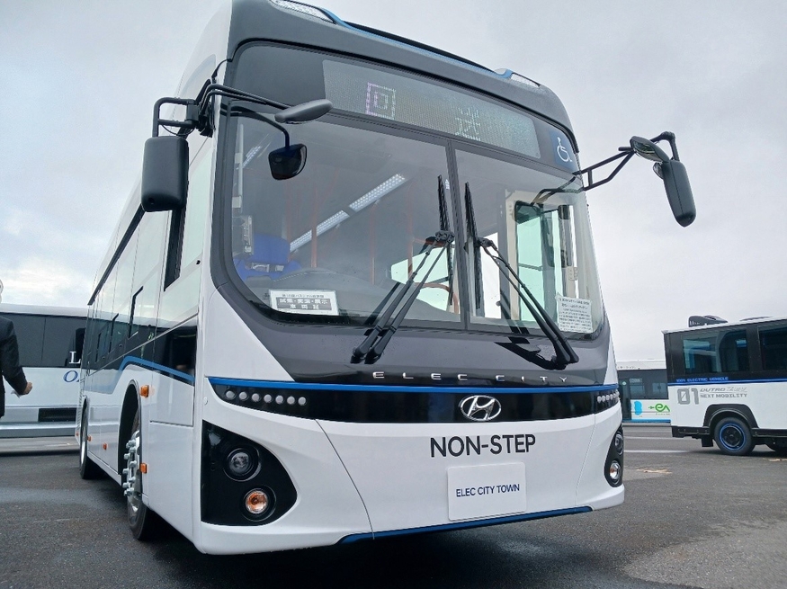 현대차 전기버스 '일렉시티 타운'. (사진=현대차모빌리티재팬)
