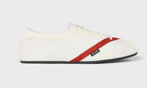 Why Céline’s White/Red Flat Sneakers Are Your Perfect Everyday Companion: A Comprehensive Review