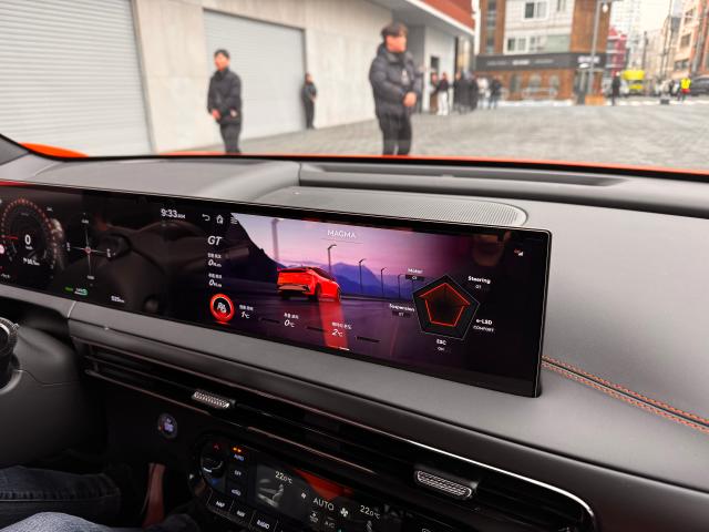 제네시스 GV60 마그마의 GT모드 사진이성진 기자