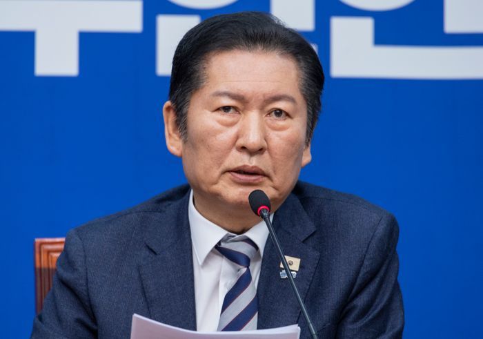 더불어민주당 정청래 대표가 9일 국회에서 열린 최고위원회의에서 발언하고 있다. ⓒ연합뉴스