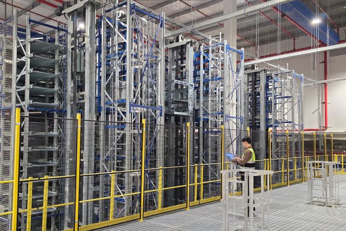 CJ대한통운 사우디GDC에 도입한 멀티셔틀 시스템.ⓒCJ대한통운