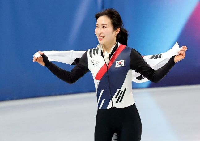 쇼트트랙 김길리. ⓒ 뉴시스