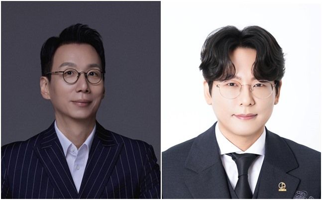 한국음악콘텐츠협회 우승현 이사장(왼쪽)과 한국저작권협회 이시하 회장 ⓒ