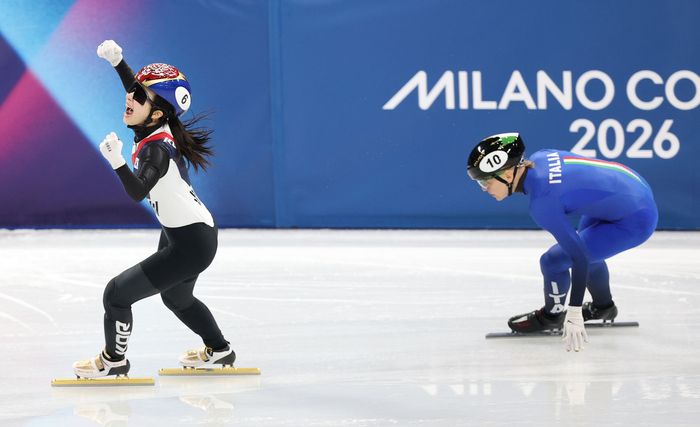 마지막 역전을 이뤄낸 김길리. ⓒ 연합뉴스
