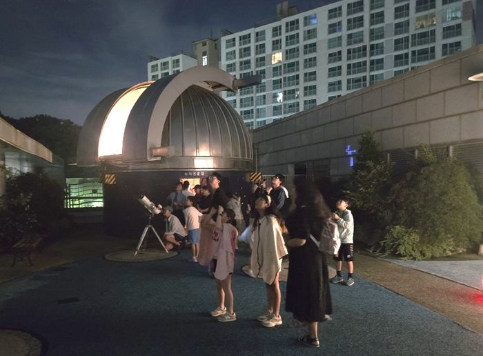 개기월식 관측모습ⓒ군포시제공