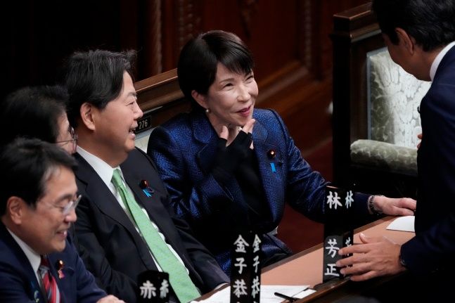 다카이치 사나에 ⓒ AP=뉴시스