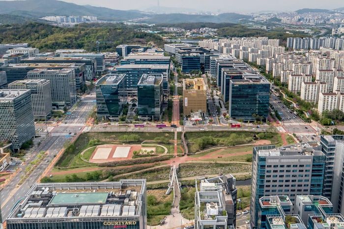 성남 봇들저류지 전경. ⓒ성남시 제공