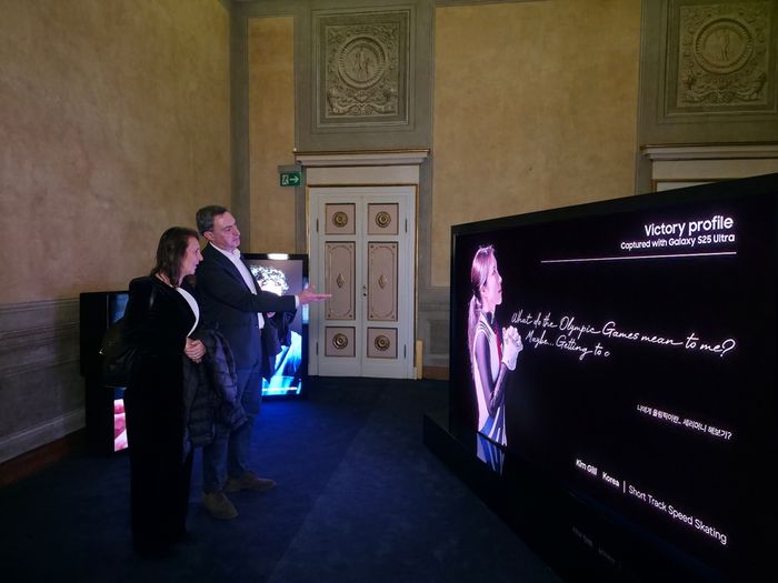 현지 시간 4일 이탈리아 밀라노의 유서 깊은 건축물인 팔라초 세르벨로니(Palazzo Serbelloni)에서 진행된 