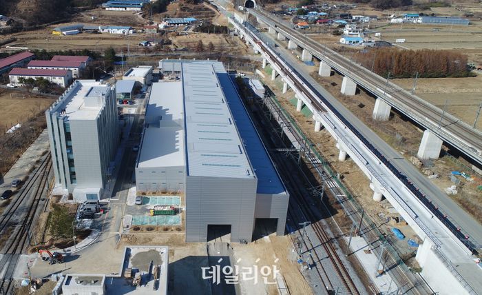 철도연 충북 오송 철도종합시험선로 전경.ⓒ한국철도기술연구원