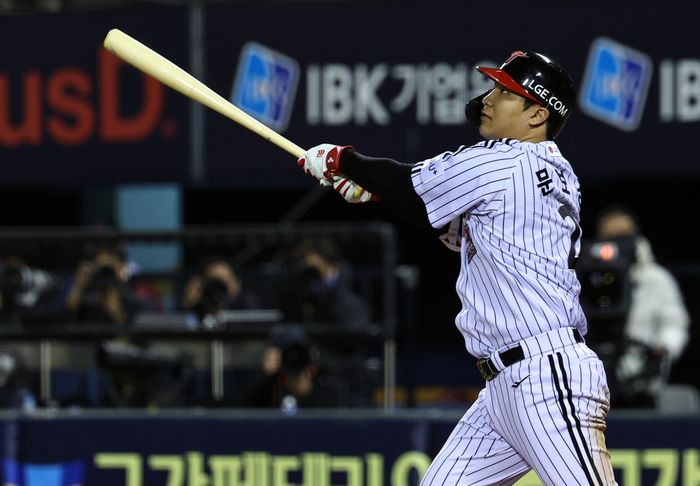 노시환과 동갑인 LG 문보경. ⓒ 뉴시스