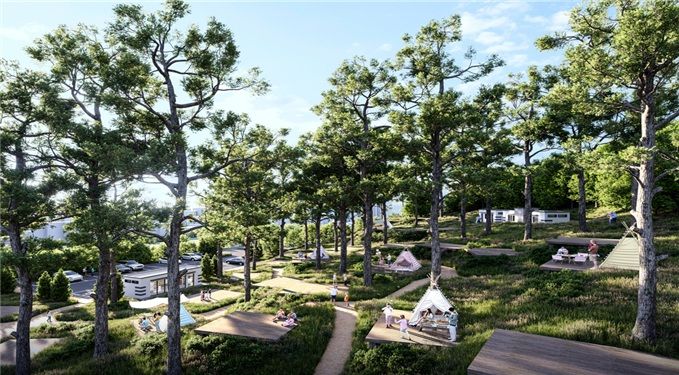 공공캠핑장 조감도 사례ⓒ