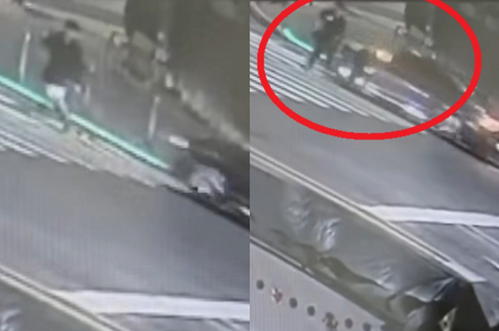 지난 20일 오후 김인호 전 산림청장이 경기 성남시 분당구 신기사거리에서 음주 상태로 차를 몰았다.ⓒ YTN 화면캡처