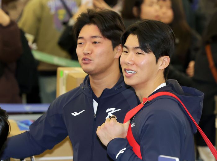 스프링캠프 첫 등판서 난타 당한 고우석. ⓒ 뉴시스