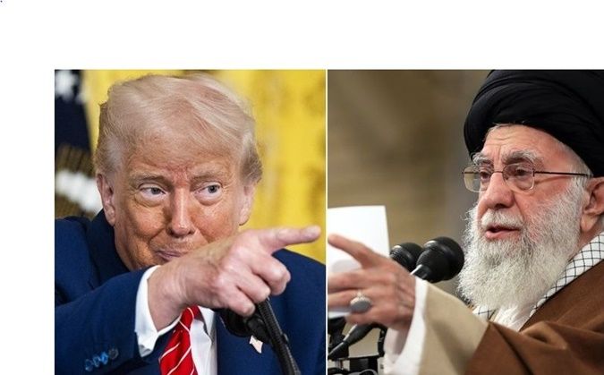 도널드 트럼프(왼쪽) 미국 대통령과 아야툴라 세예드 알리 하메네이 이란 최고지도자. ⓒ EPA/연합뉴스