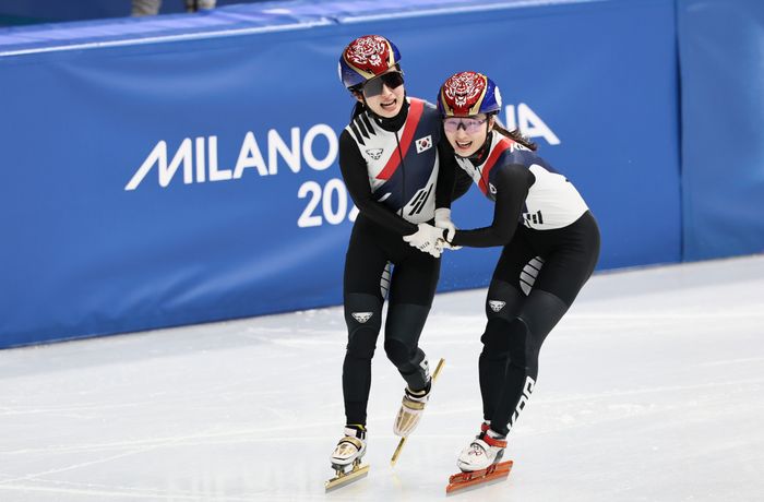 여자 쇼트트랙 쌍두마차 최민정과 김길리. ⓒ 뉴시스