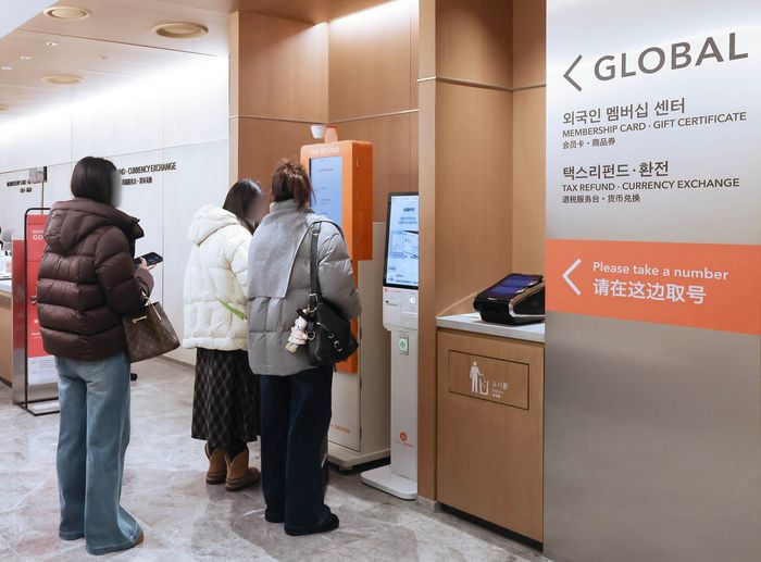 신세계백화점 본점 외국인 데스크.ⓒ신세계백화점