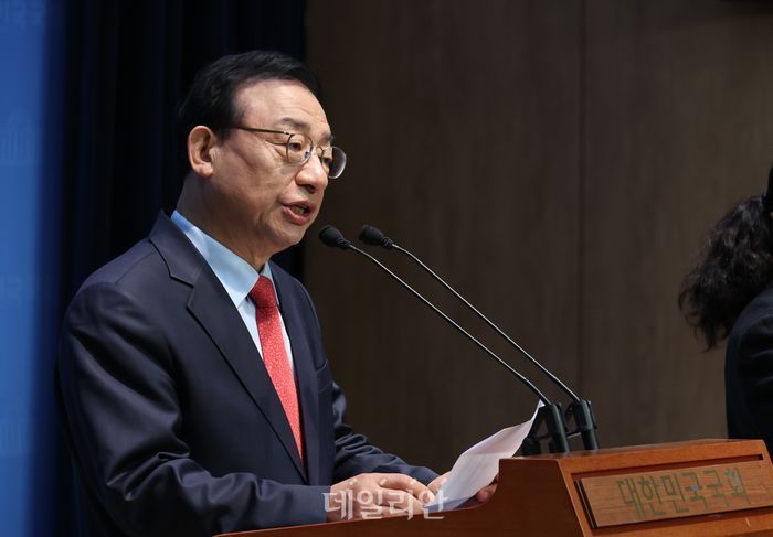 이정현 국민의힘 지방선거 공천관리위원장 ⓒ뉴시스