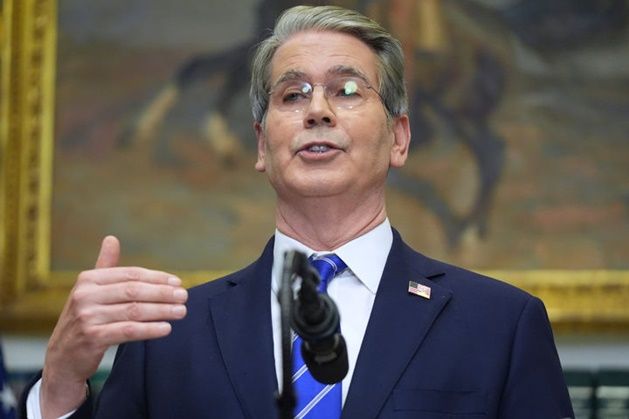 스콧 베선트 미국 재무부 장관이 지난해 12월2일 미 워싱턴DC 백악관에서 열린 행사에 참석해 발언하고 있다. ⓒ AP/뉴시스