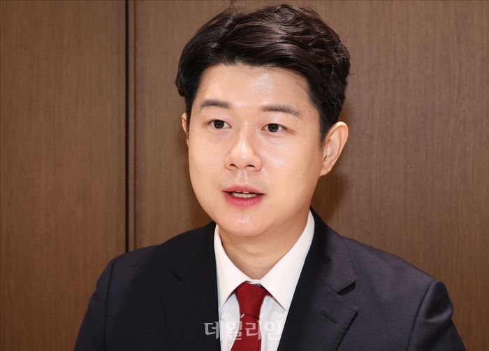 김동현 국민의힘 서울시의원 출마예정자가 지난 11일 오후 서울 여의도의 한 카페에서 데일리안과 인터뷰를 하고 있다. ⓒ데일리안 홍금표 기자