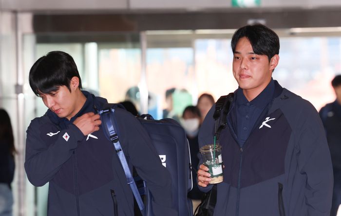 부상으로 낙마한 원태인과 문동주. ⓒ 뉴시스