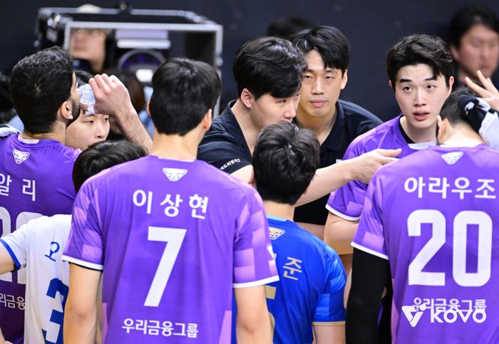 상승세의 우리카드. ⓒ 한국배구연맹