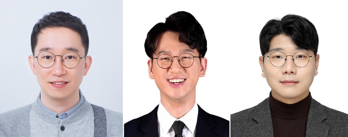 왼쪽부터 배근열 금오공대 교수, 이은호 서울과학기술대 교수, 김대건 가천대 교수