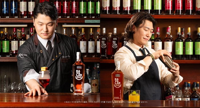 왼쪽부터 박용우 바텐더와 이민규 바텐더