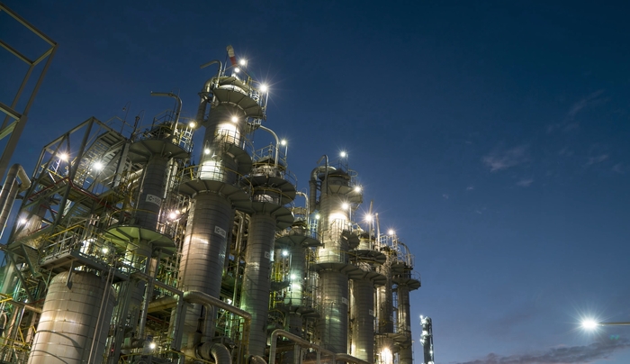 금호석유화학 여수고무공장. 금호석유화학