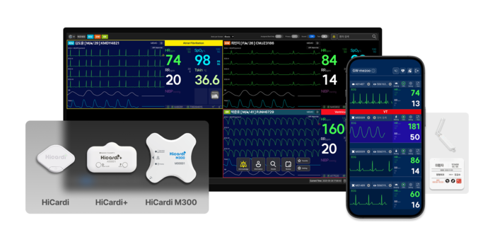 메쥬의 이동형 원격 환자 모니터링 솔루션 '하이카디'(사진=메쥬)